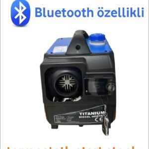 TİTANİUM çanta tipi dizel ortam ısıtıcı 12/24/220v bluetooth,lu