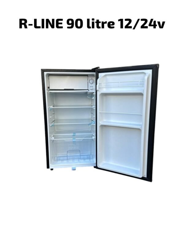 R-LİNE 90 lt  karavan  tekne buzdolabı 12/24v siyah - Görsel 3