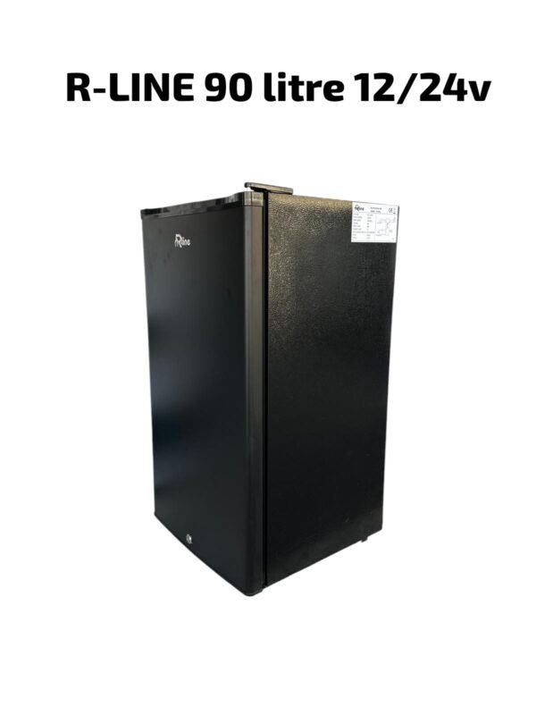 R-LİNE 90 lt  karavan  tekne buzdolabı 12/24v siyah - Görsel 2
