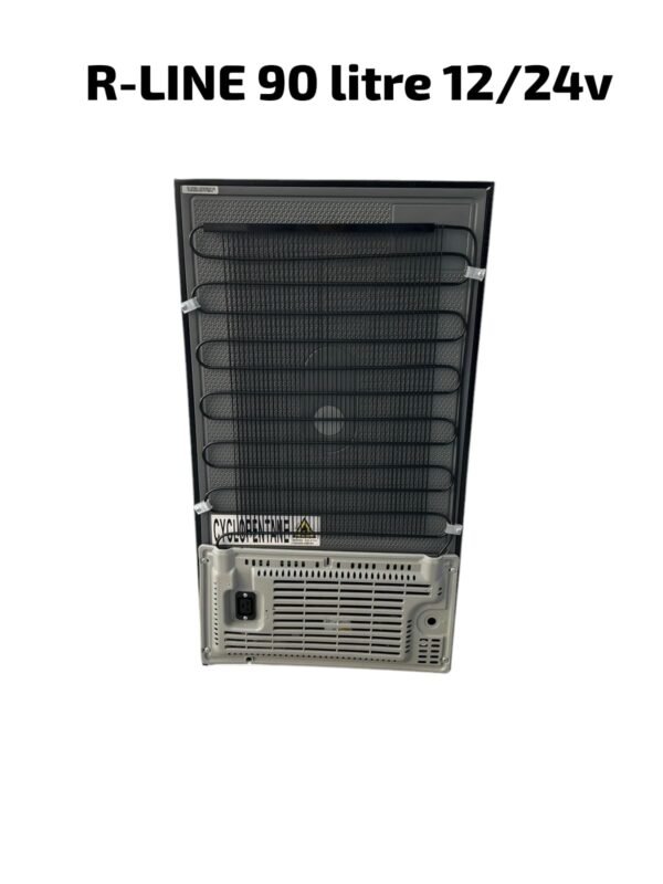 R-LİNE 90 lt  karavan  tekne buzdolabı 12/24v siyah - Görsel 4