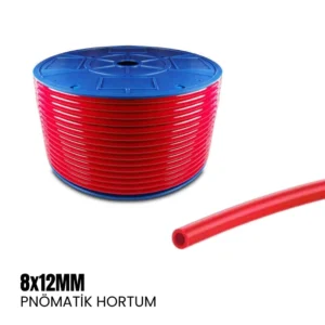 Pnömatik Hortum 8x12mm Karavan Su Tesisatı - KIRMIZI