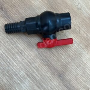 1'' KÜRESEL VANA PLASTİK SİYAH
